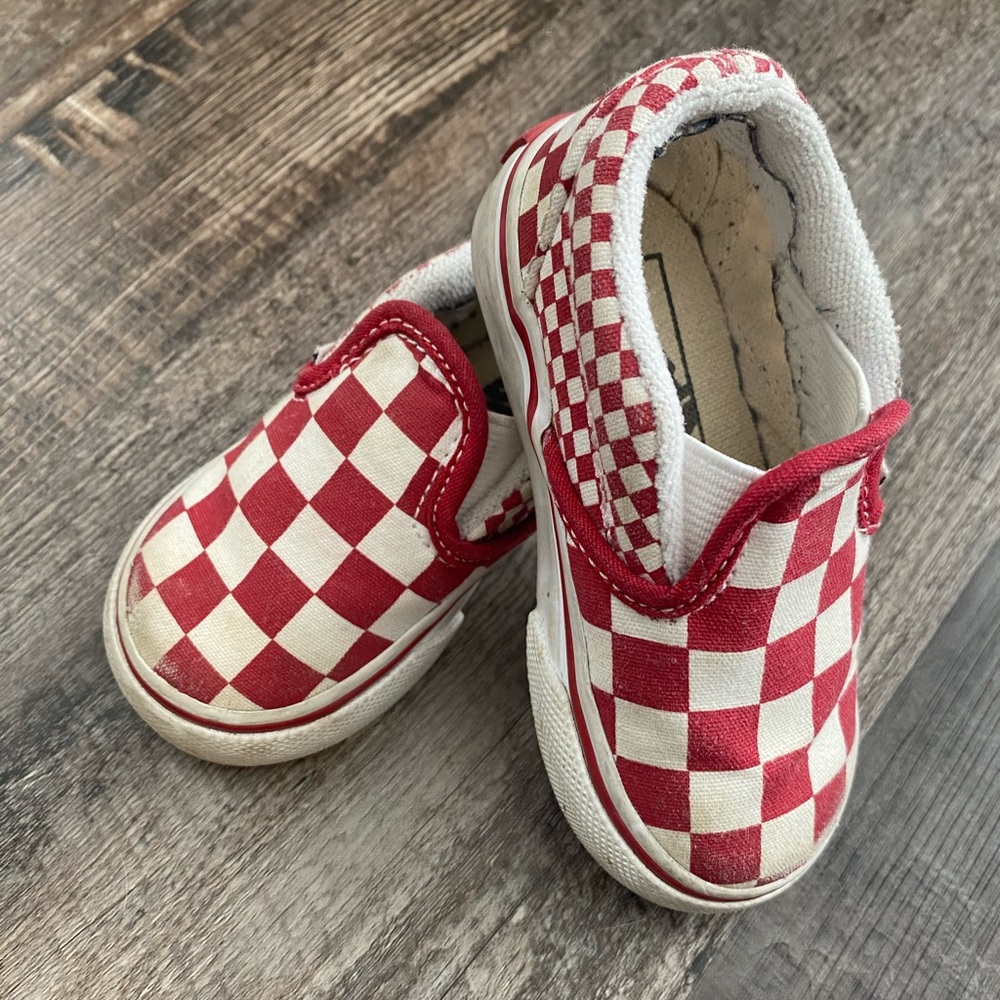 Toddler Checkered Vans